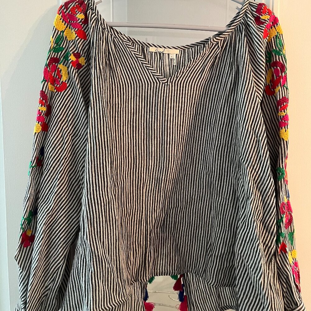 Embroidered top